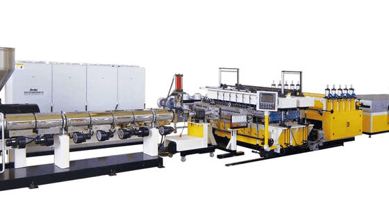 350kg κοίλη γραμμή εξώθησης φύλλων PE PP πιάτων διατομής Χ