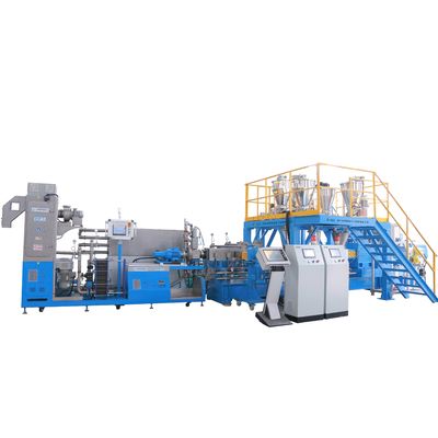 το άμυλο 1000kg/h PLA PBAT γέμισε τη βιο πλαστική γραμμή σύνθεσης