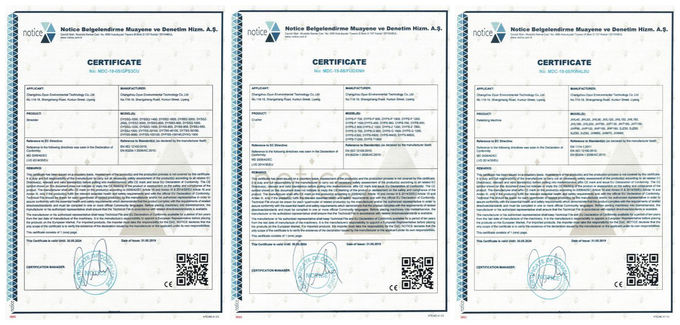 1500kg ενιαία βίδα χ PET Pelletizing η μηχανή 3