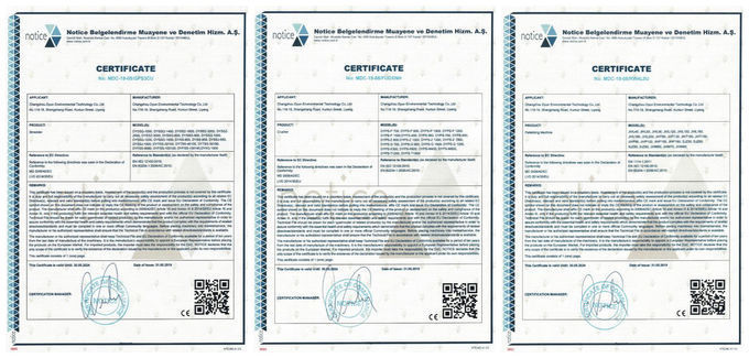 1500kg ενιαία βίδα χ PET Pelletizing η μηχανή 3