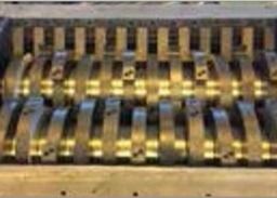 1000kg χ 22kw δύο πλαστικός καταστροφέας εγγράφων ανακύκλωσης άξονων