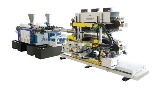 HDPE PP DWC Siemens HMI διπλοτειχισμένη ζαρωμένη μηχανή σωλήνων