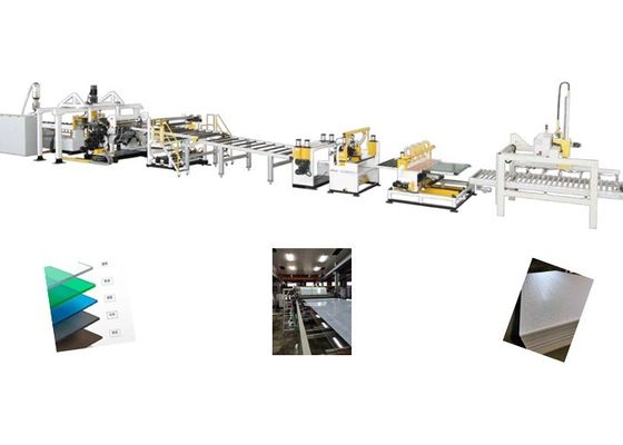 Φύλλο PC PMMA 550KGH και μηχανή εξώθησης πιάτων