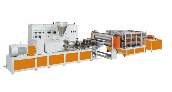Αντίθετη κωνική δίδυμη βίδα PVC JWELL Pelletizing Granulator μηχανών