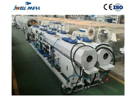 JWELL 110mm δίδυμη μηχανή εξώθησης σωλήνων εξωθητών βιδών σωλήνων PVC
