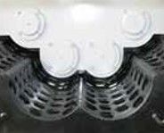 HDPE LDPE μπλε καταστροφέας εγγράφων άξονων τυμπάνων 2000kg χ τέσσερα