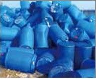 HDPE LDPE μπλε καταστροφέας εγγράφων άξονων τυμπάνων 2000kg χ τέσσερα