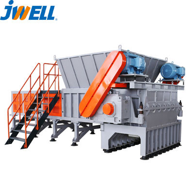 JWELL 1000kg/h αποβλήτων πλαστικός ανακύκλωσης βαρύς ισχυρός καταστροφέας εγγράφων άξονων μηχανών ενιαίος