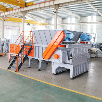JWELL 1000kg/h αποβλήτων πλαστικός ανακύκλωσης βαρύς ισχυρός καταστροφέας εγγράφων άξονων μηχανών ενιαίος