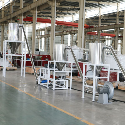 Αντίθετη κωνική δίδυμη βίδα PVC JWELL Pelletizing Granulator μηχανών