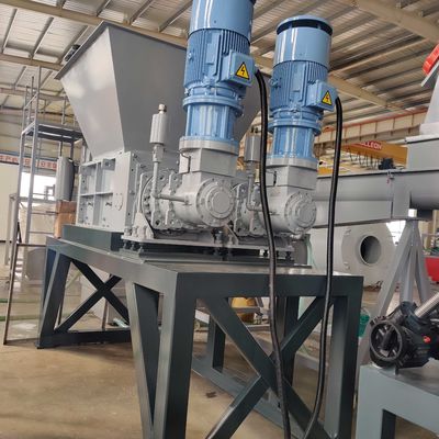 HDPE μπλε αφρισμένο τύμπανο εμπορευματοκιβώτιο τέσσερα πλαστικός καταστροφέας εγγράφων ανακύκλωσης άξονα άξονων