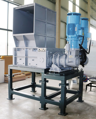 HDPE μπλε αφρισμένο τύμπανο εμπορευματοκιβώτιο τέσσερα πλαστικός καταστροφέας εγγράφων ανακύκλωσης άξονα άξονων