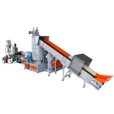 HDPE OPP LLDPE ταινία που ανακυκλώνει τρεις ενσωματωμένο μηχανή Granulator