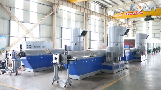 HDPE OPP LLDPE ταινία που ανακυκλώνει τρεις ενσωματωμένο μηχανή Granulator