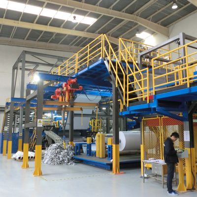 HDPE 6000 8000MM αδιάβροχη γραμμή παραγωγής φύλλων