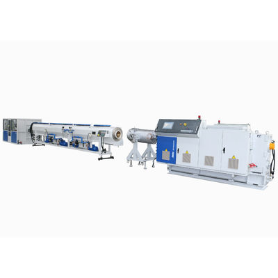 HDPE ενισχυμένη μηχανή εξώθησης σωλήνων χαλύβδινων συρμάτων πλαίσιο